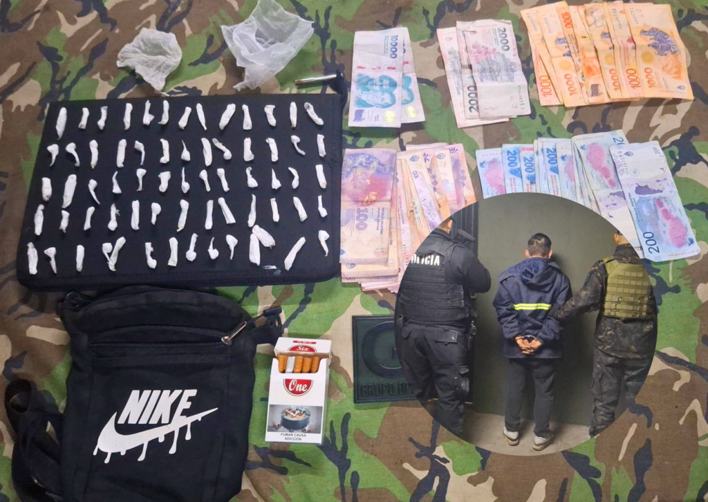 Cocaína secuestrada en San Lorenzo durante un operativo del Grupo de Operaciones Tácticas.