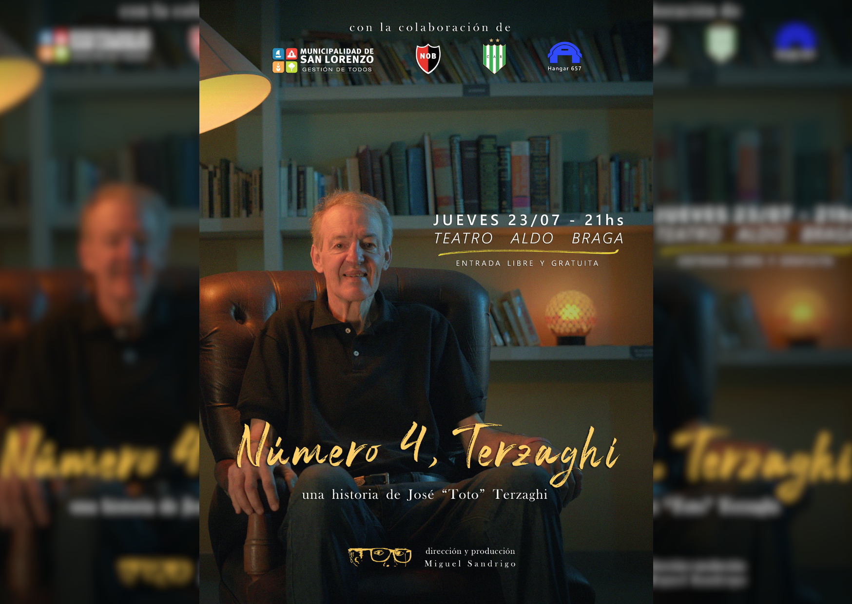 El fútbol, los recuerdos y una huella imborrable: se estrena en San Lorenzo el documental "Número 4, Terzaghi"
