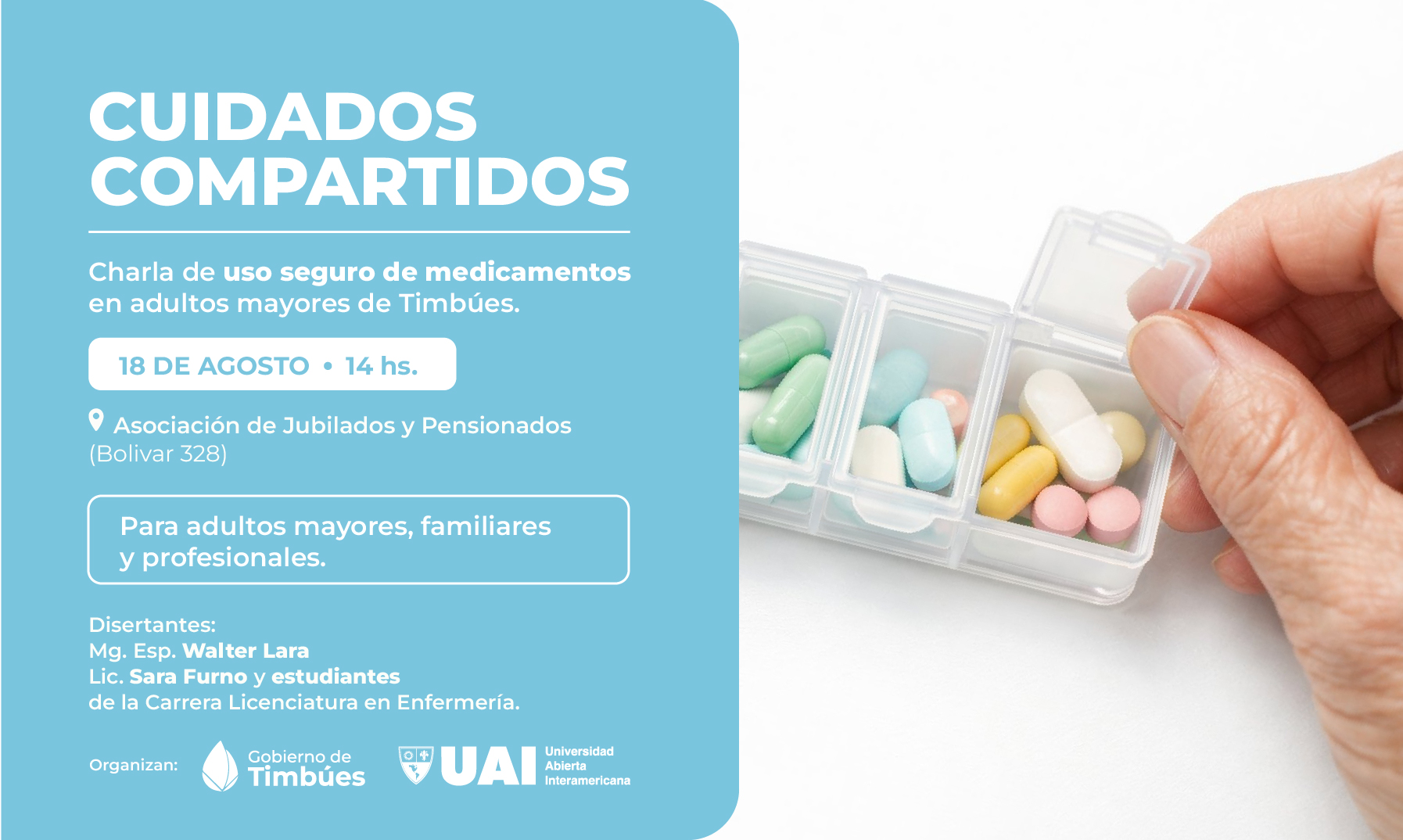 Jornada sobre medicamentos en adultos mayores en Timbúes