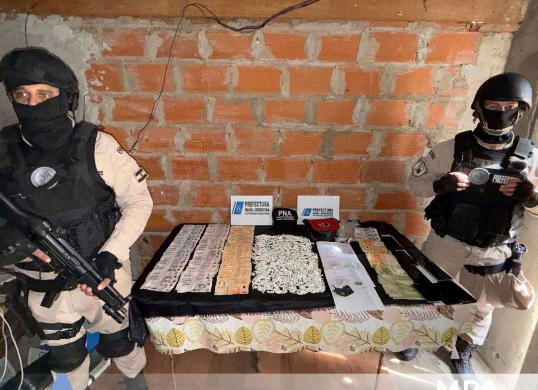 Allanamientos en San Lorenzo: detuvieron a 9 personas y secuestraron más de 1.100 dosis de cocaína