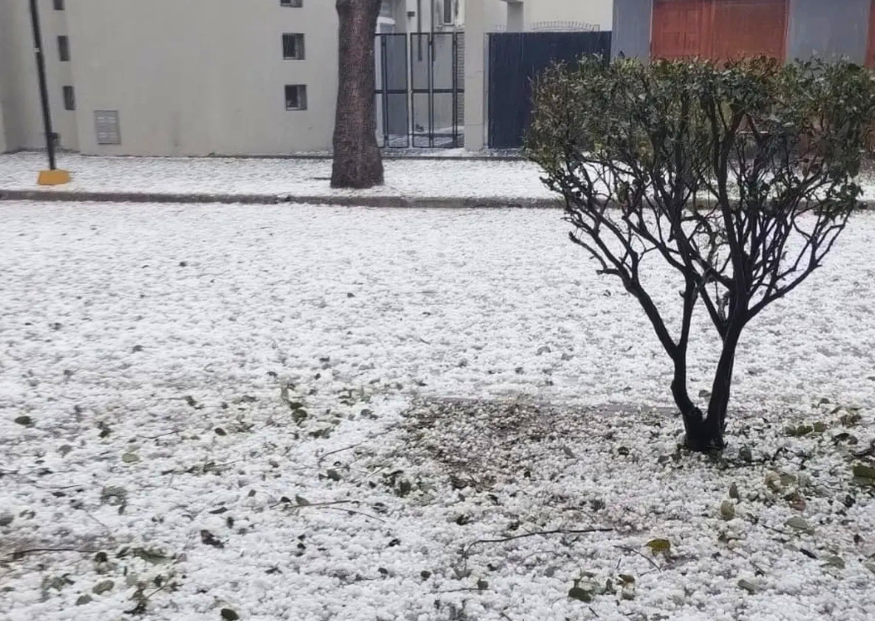 Daños provocados por el temporal en una localidad de Santa Fe