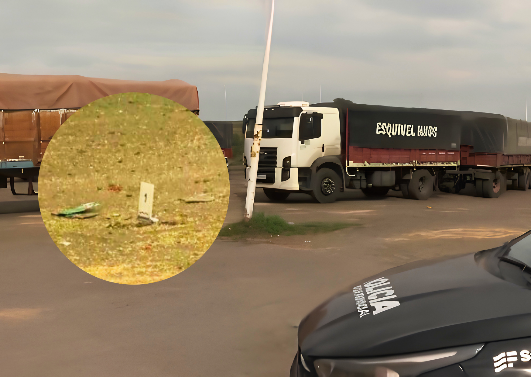 Investigan el homicidio de un presunto asaltante tras el intento de robo a un camionero en el acceso a la autopista
