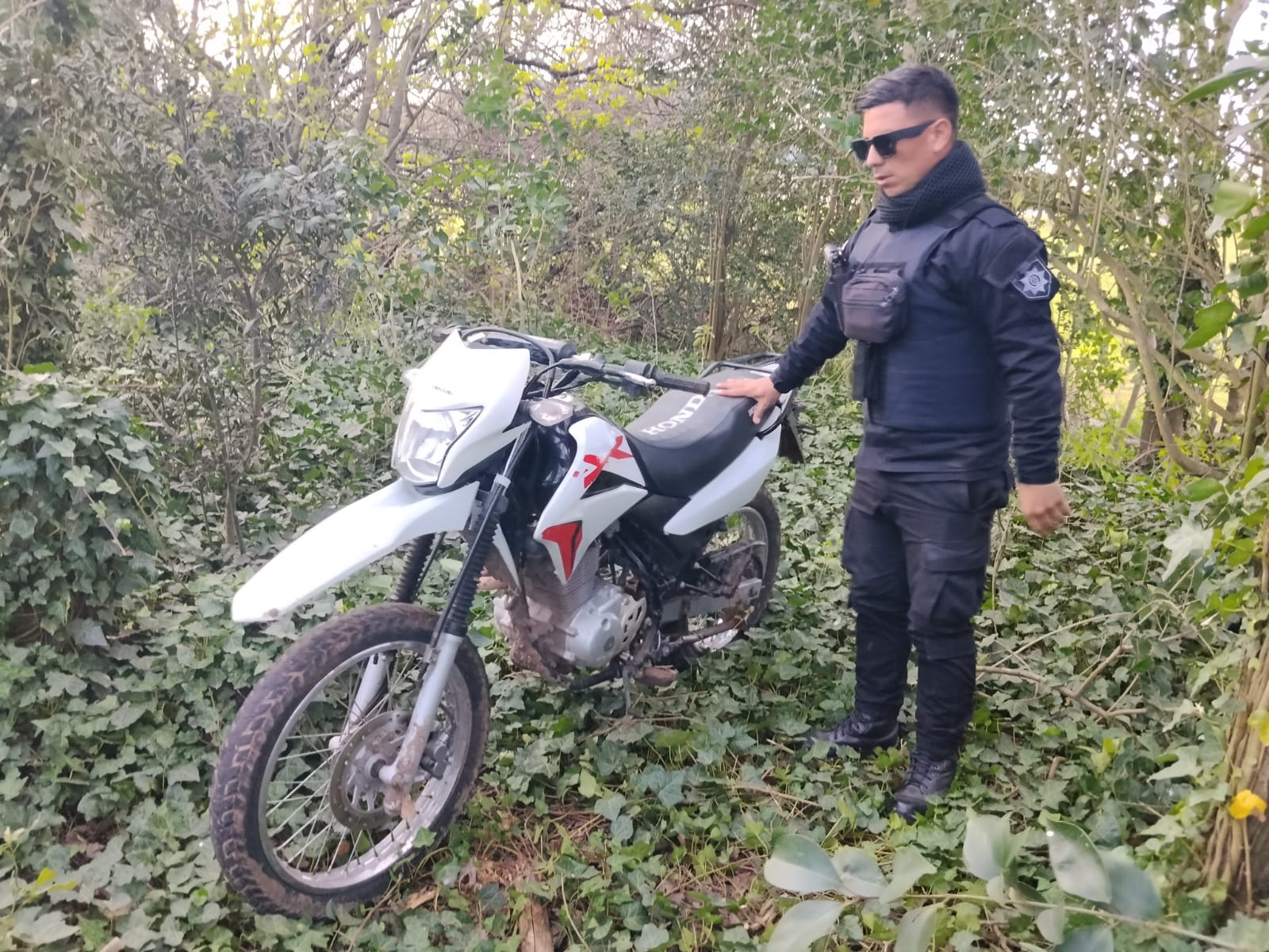 Serodino: Un menor fue identificado tras robar una moto en Serodino y ocultarla en la Ruta 91