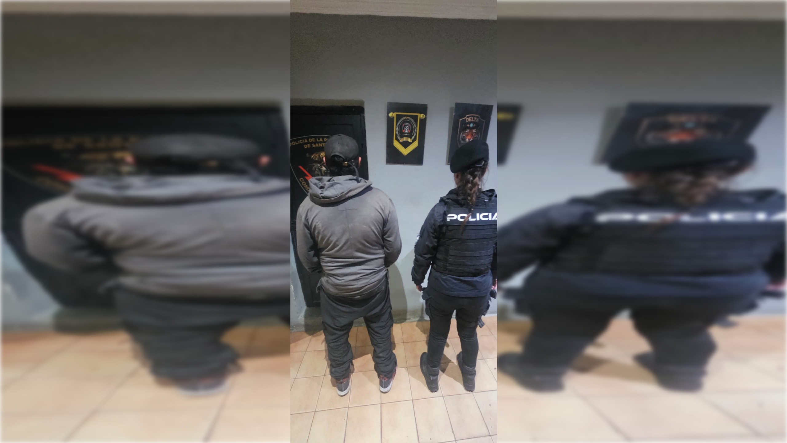 Encontraron a un hombre escondido debajo de un mueble en una casa deshabitada de San Lorenzo