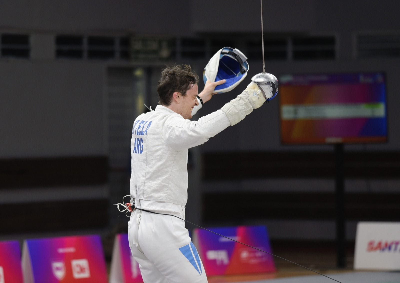 Pascual Di Tella se consagró en esgrima y le dio el primer oro a la Argentina en los Juegos Suramericanos Santa Fe 2026