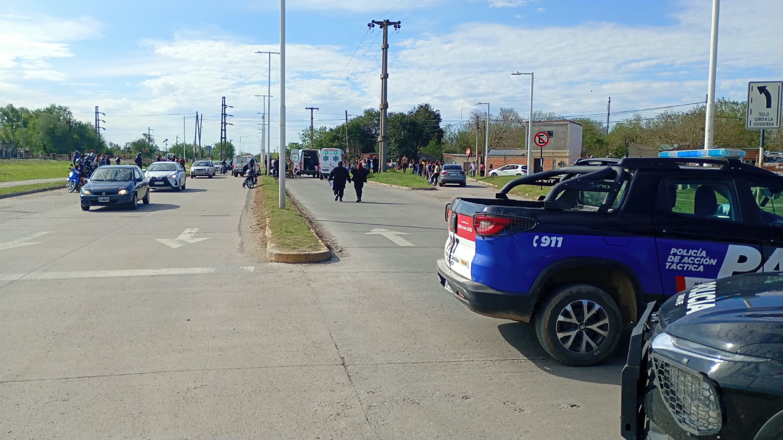 Tragedia vial en Fray Luis Beltrán: una mujer de 48 años murió tras perder el control de su moto