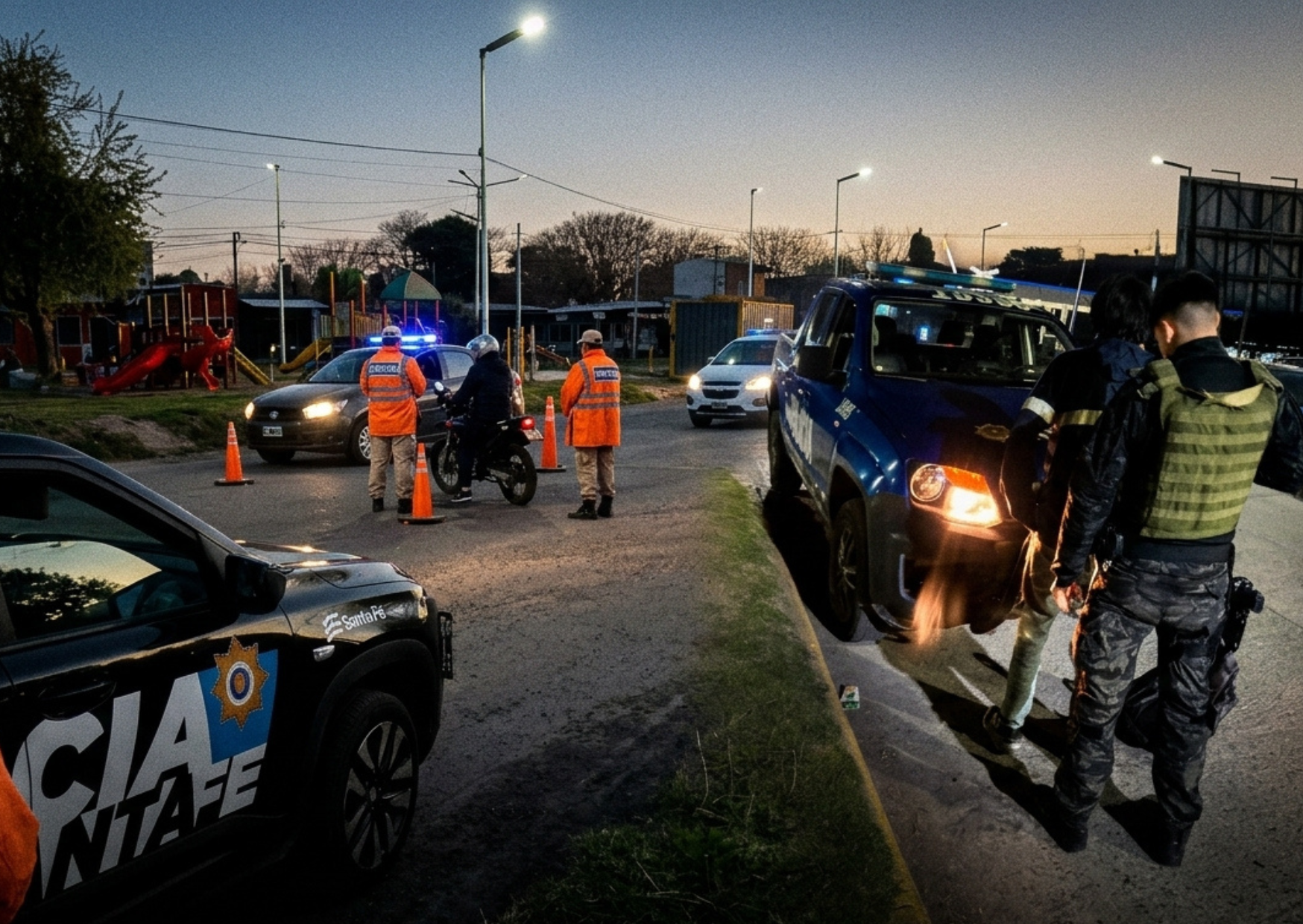 San Lorenzo: Un masivo operativo de saturación policial dejó 170 personas identificadas y 10 trasladadas