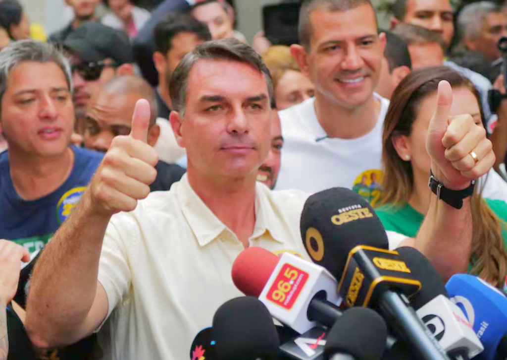 Flavio Bolsonaro en las elecciones presidenciales