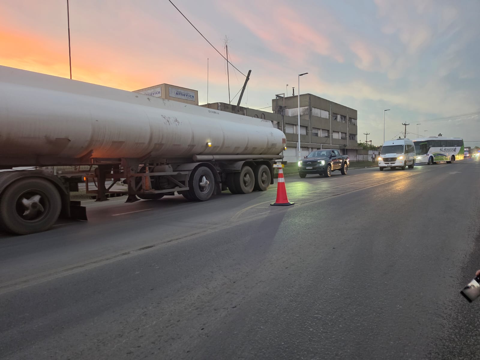De Grandis inauguró las mejoras en la Ruta 11: “No me bancaba más muertes”