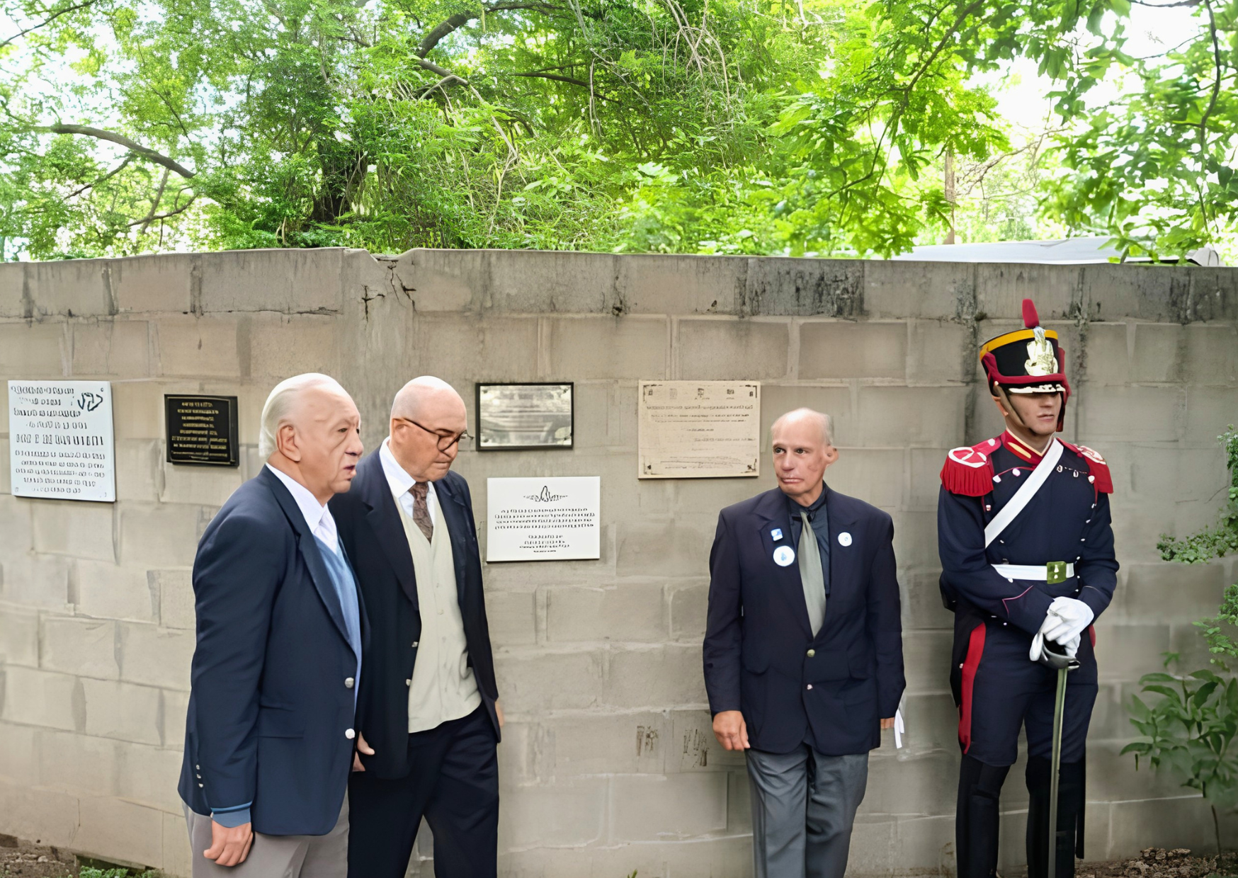 Una promoción de la Fuerza Aérea con veteranos de guerra rindió homenaje a San Martín