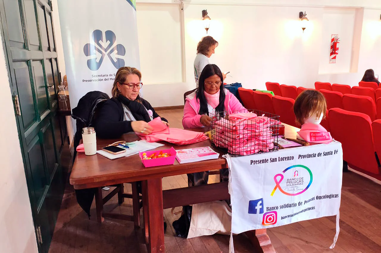 Octubre Rosa en San Lorenzo: unas 200 mujeres se hicieron controles gratuitos de mama