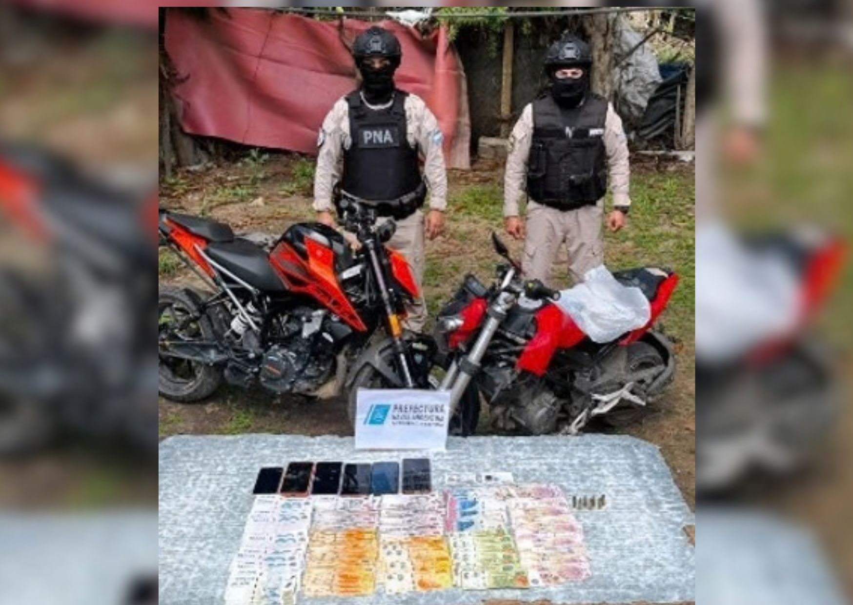 Redada antidrogas en Andino: Prefectura desarticuló puntos de venta de estupefacientes y detuvo a cinco personas