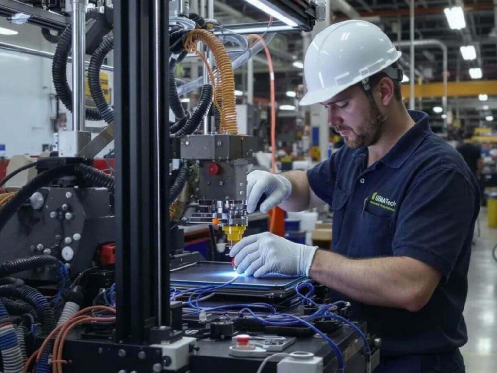 Productividad en Argentina: trabajadores y actividad productiva en una fábrica.